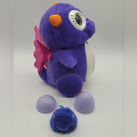 Bossa Nova Skylee Adorable Purple Penbo Interactive Robotic Dragon with Baby - Picture 3 of 7